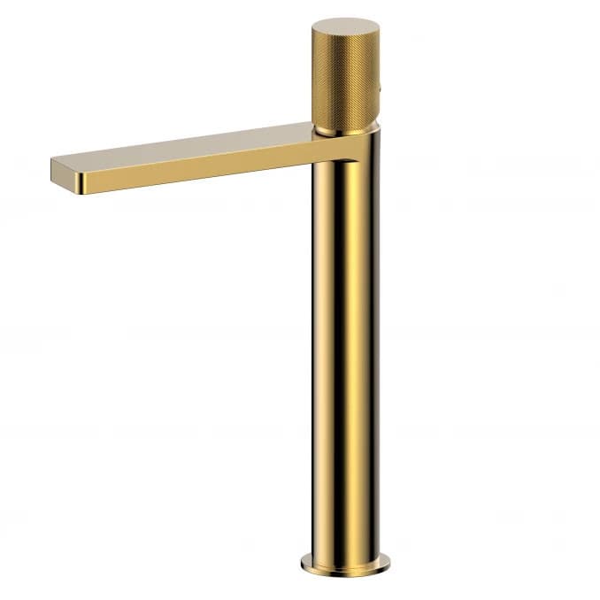 #C-01-103BTG Baterija za lavabo visoka COPEN NOOK GRIP brušeno zlato 1