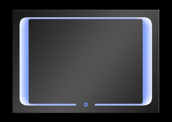 #H-155 Ogledalo 80x60 sa LED osvetljenjem i TOUCH prekidacem 2