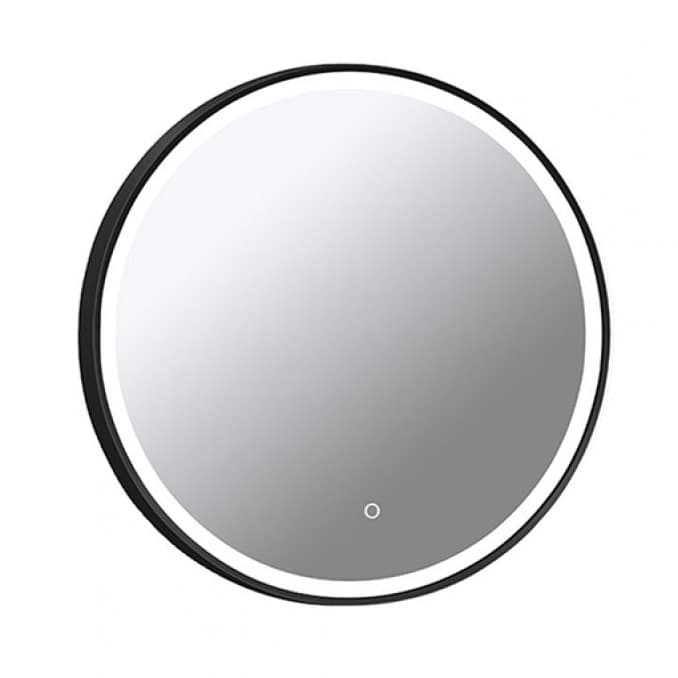 #C-06-103MB Ogledalo COPEN fi600 sa alu ramom 20mm LED mat crno