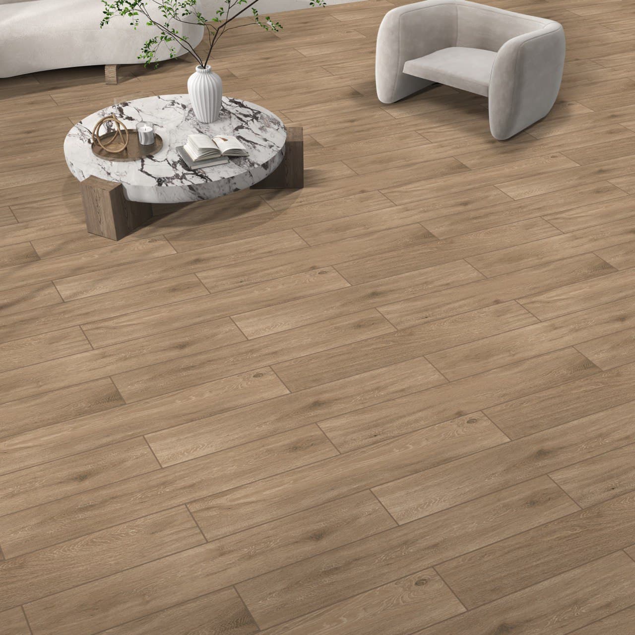 #4566 CHIRON WOOD ALMOND MATT 20X120