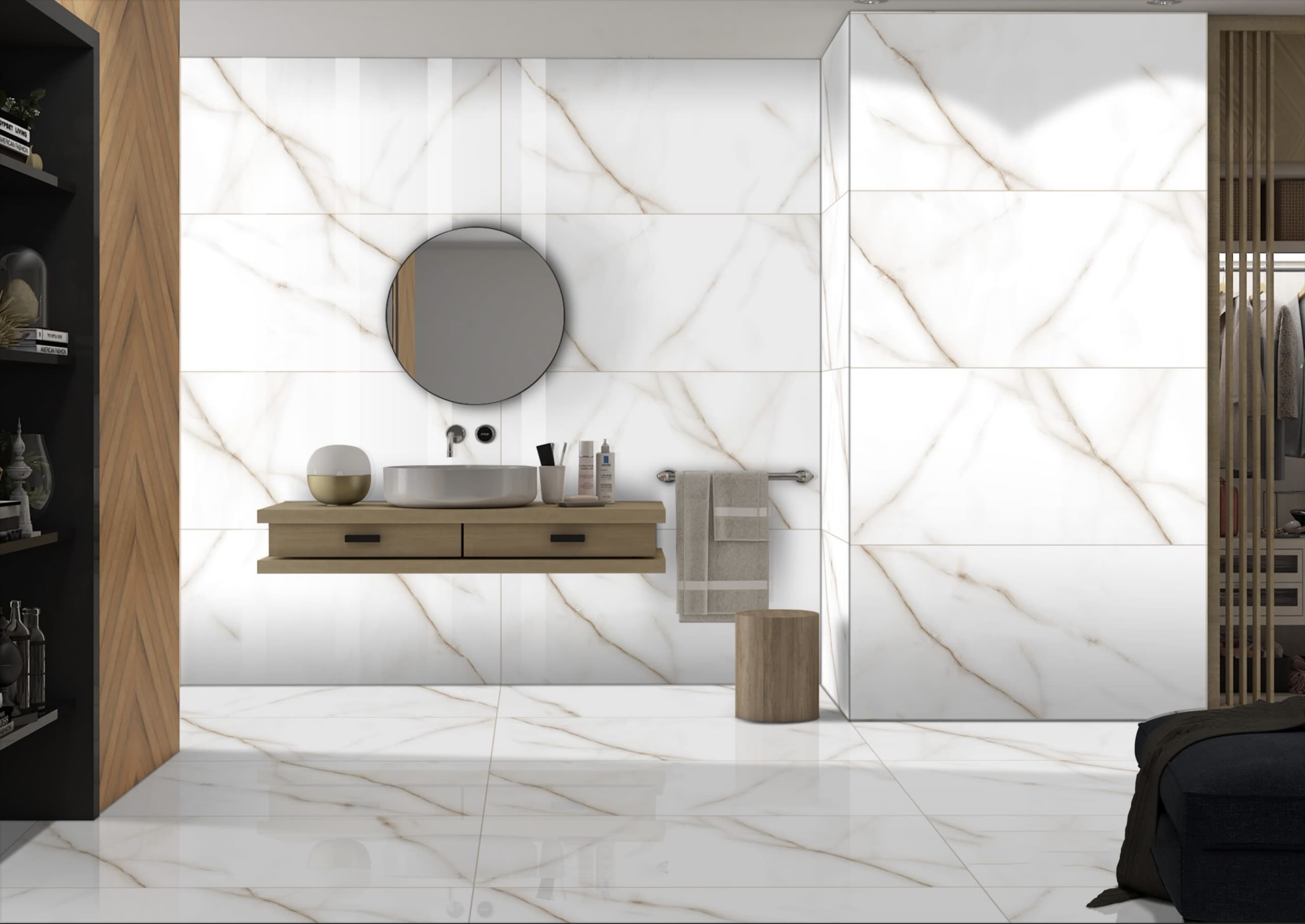 #4627 STATUARIO JETCO GLOSSY 60X120