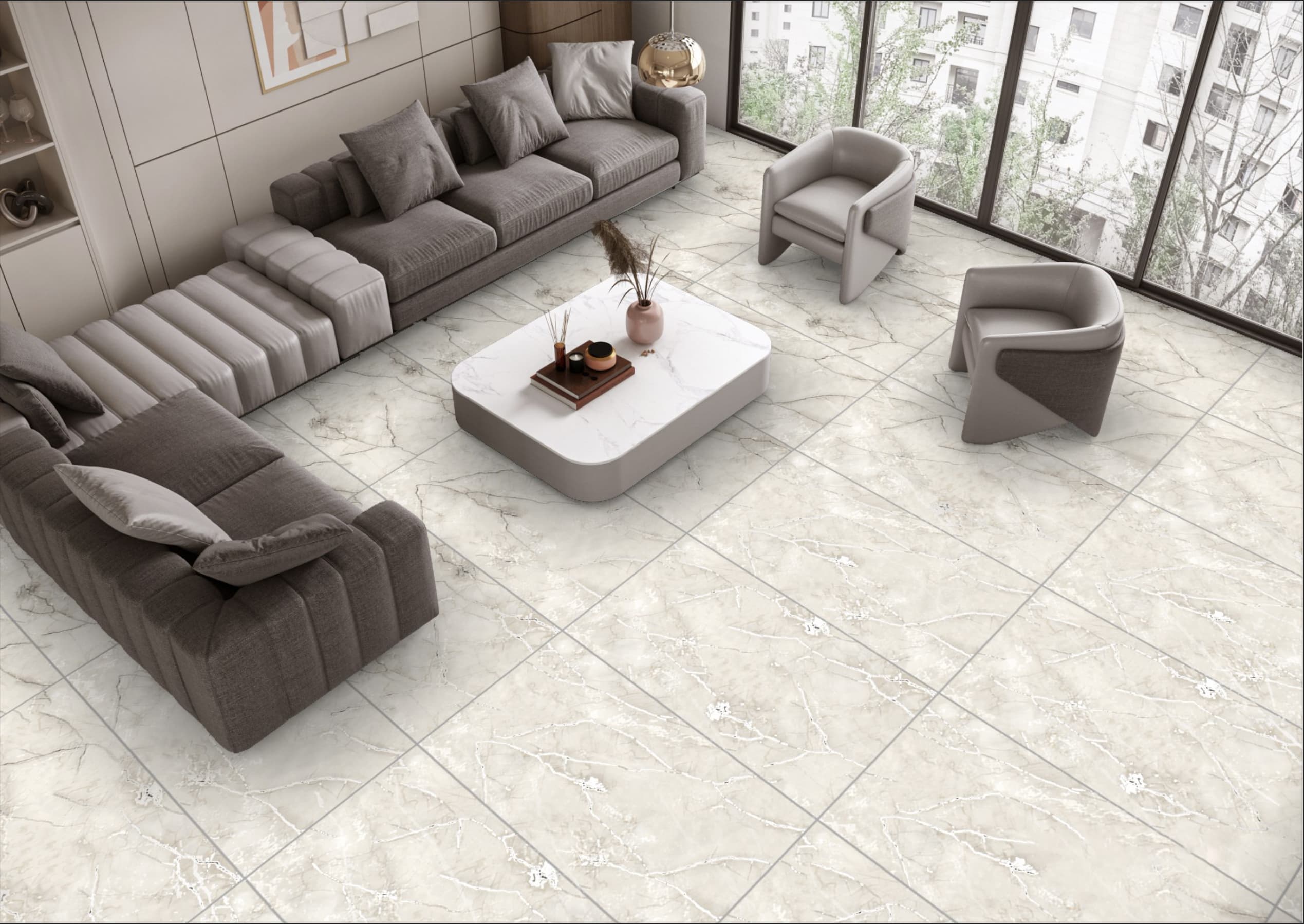 #4629 AQUILA GREY CARVING 60X120