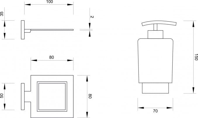 #20738A Dozer sapuna MINOTTI 2