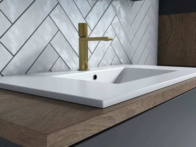 #C-01-102BTG Baterija za lavabo COPEN NOOK GRIP brušeno zlato 2