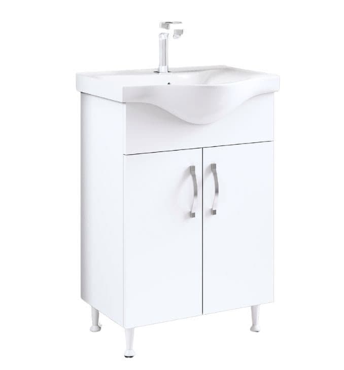 #ULM650W.ORM Toaletni ormarić UNILINE MODA 650 sa lavaboom