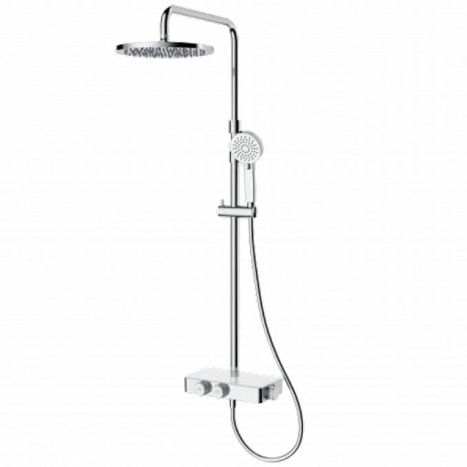 #C-01-504CR Termostatska baterija COPEN CoolTouch P sa usponskim tušem hrom