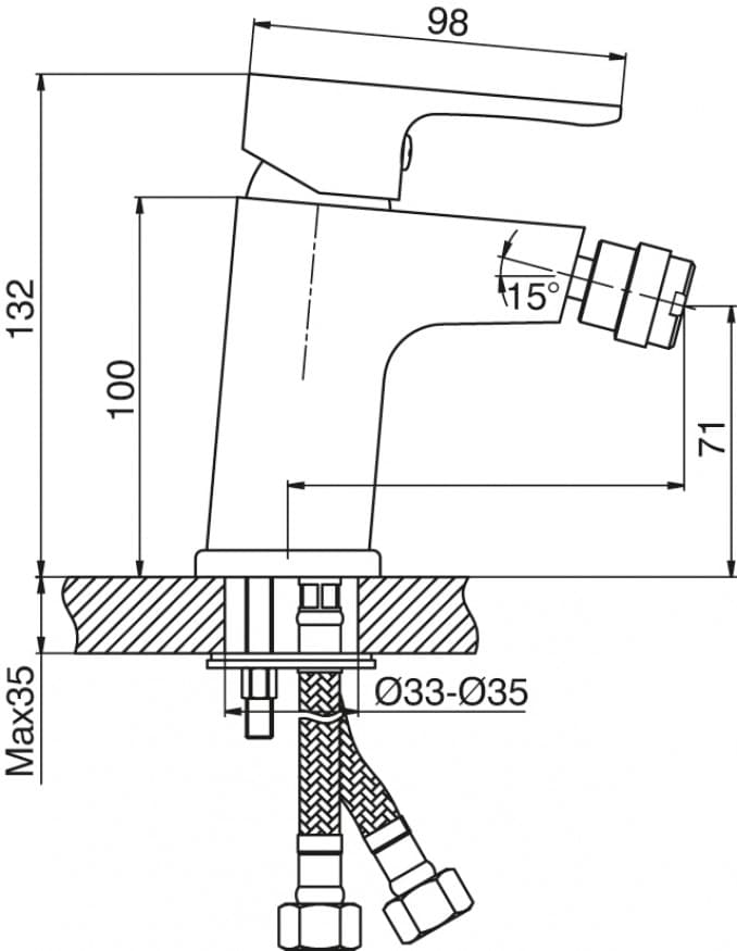 #5516 Baterija za bide MINOTTI VIVA 2