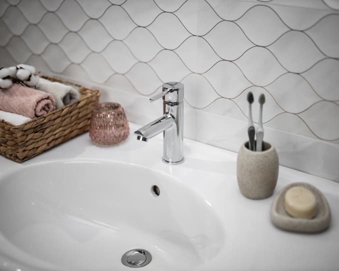 #6112 Baterija za lavabo MINOTTI TUBO 7