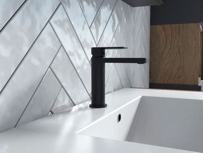 #C-01-100MB Baterija za lavabo COPEN NOOK mat crna 4