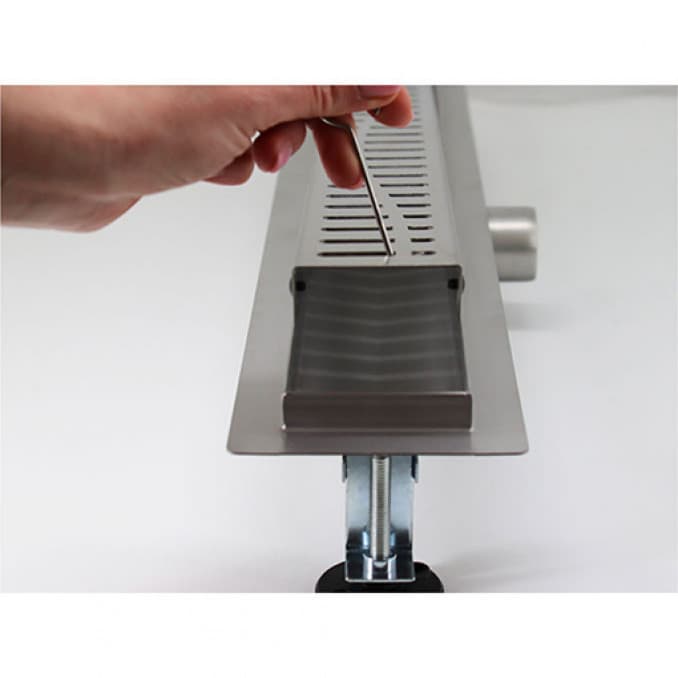 #PMW-600CR Tuš kanalica PROFIL M WAVE 600 brushed 3