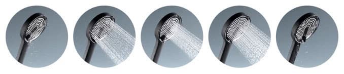 #C-05-5250 Tuš ručica COPEN 5F 125mm crna 4