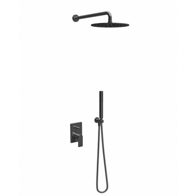 #C-01-114GM Ugradna baterija sa tuš setom 1 COPEN NOOK gunmetal 1