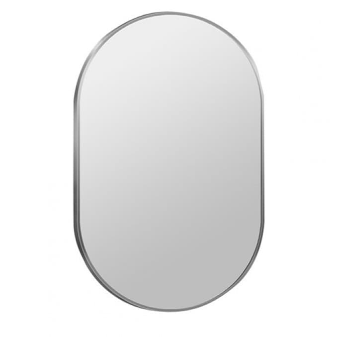 #H-010RBS Ogledalo MINOTTI 500x800 sa alu ramom 7.7mm brušeno srebro