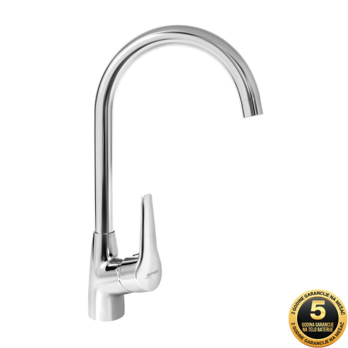 #4501 Baterija za sudoperu MINOTTI PRIMA sa 2 cijevi labud lula