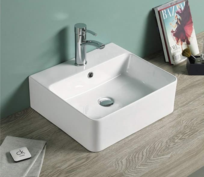 #7001 Lavabo nadgradni MINOTTI 460x420x160 sa otvorom za slavinu 2