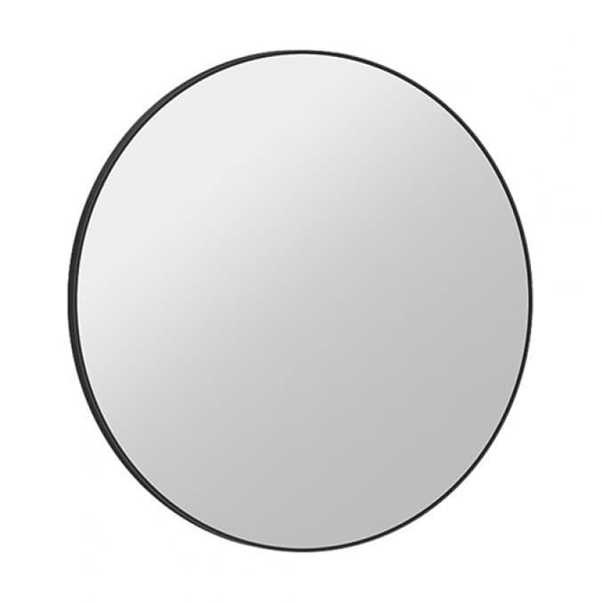 #H-008R Ogledalo MINOTTI fi600 sa alu ramom 7.7mm mat crno