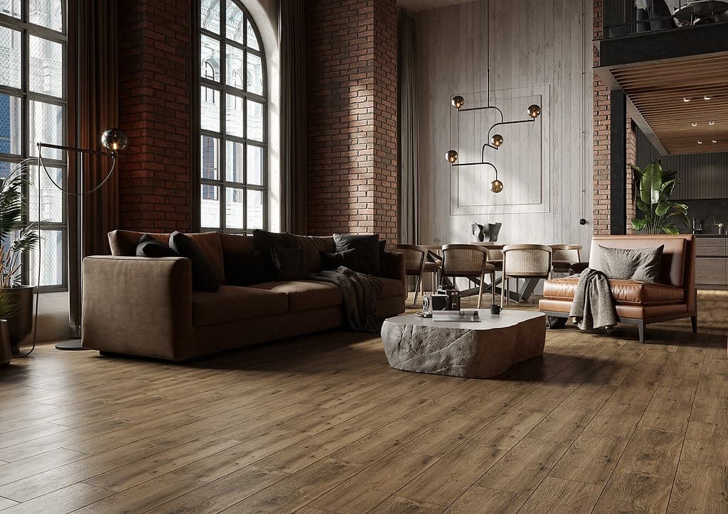 #CSN-281 STYLEWOOD brown matt 18,5x59,8 2