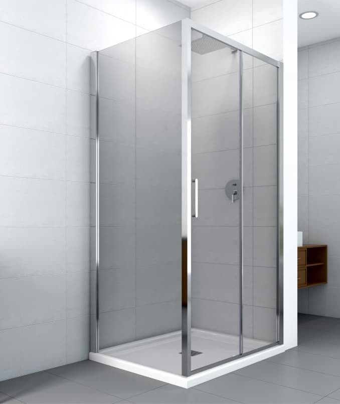 #C-02-4130 Stakleni paravan COPEN ATLAS 130x195cm staklo 6mm providno 2