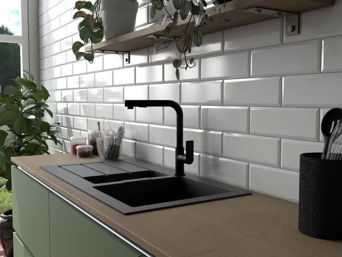 #C-01-109MB Baterija za sudoperu COPEN NOOK mat crna 3