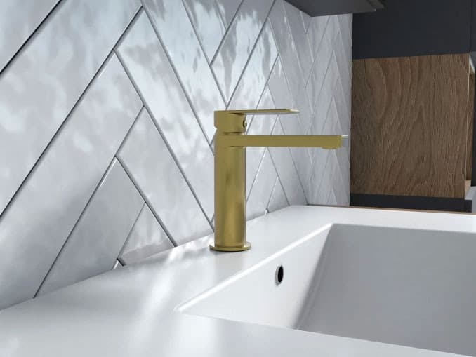 #C-01-100BTG Baterija za lavabo COPEN NOOK brušeno zlato 4