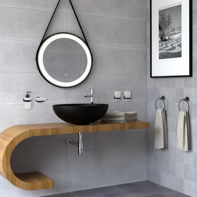 #50738B Držač čase MINOTTI DARK ELEGANCE staklo 3