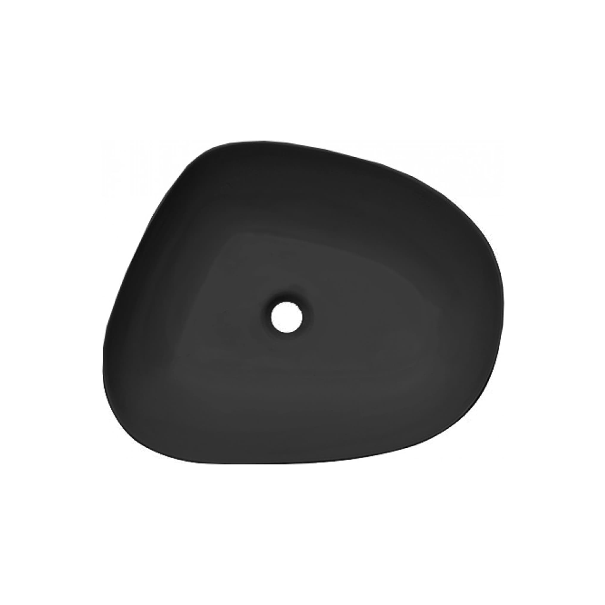 #C-15-219MB Lavabo COPEN nadgradni 580x470x140 asimetrièni matt black 1