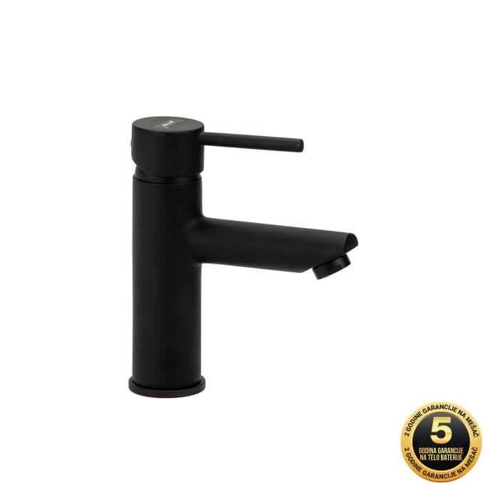 #6112B Baterija za lavabo MINOTTI TUBO DARK ELEGANCE