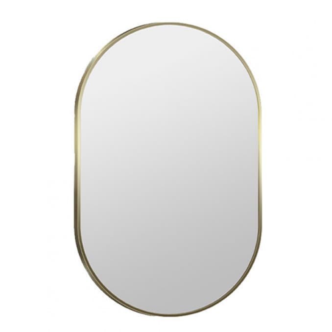 #H-010RBG Ogledalo MINOTTI 500x800 sa alu ramom 7.7mm brušeno zlato