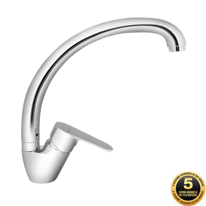 #5588 Baterija za sudoperu MINOTTI VIVA sa 2 cijevi labud