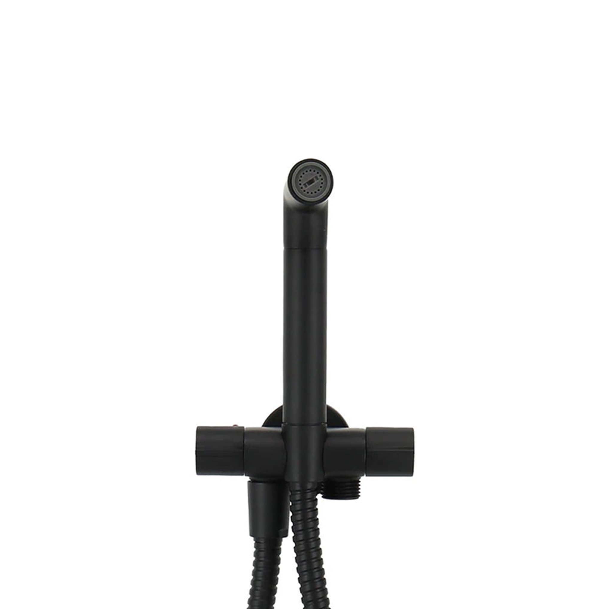 #C-01-801MB Ventil COPEN 1/2x1/2x1/2 sa držačem tuša i tuš setom mat crni 2