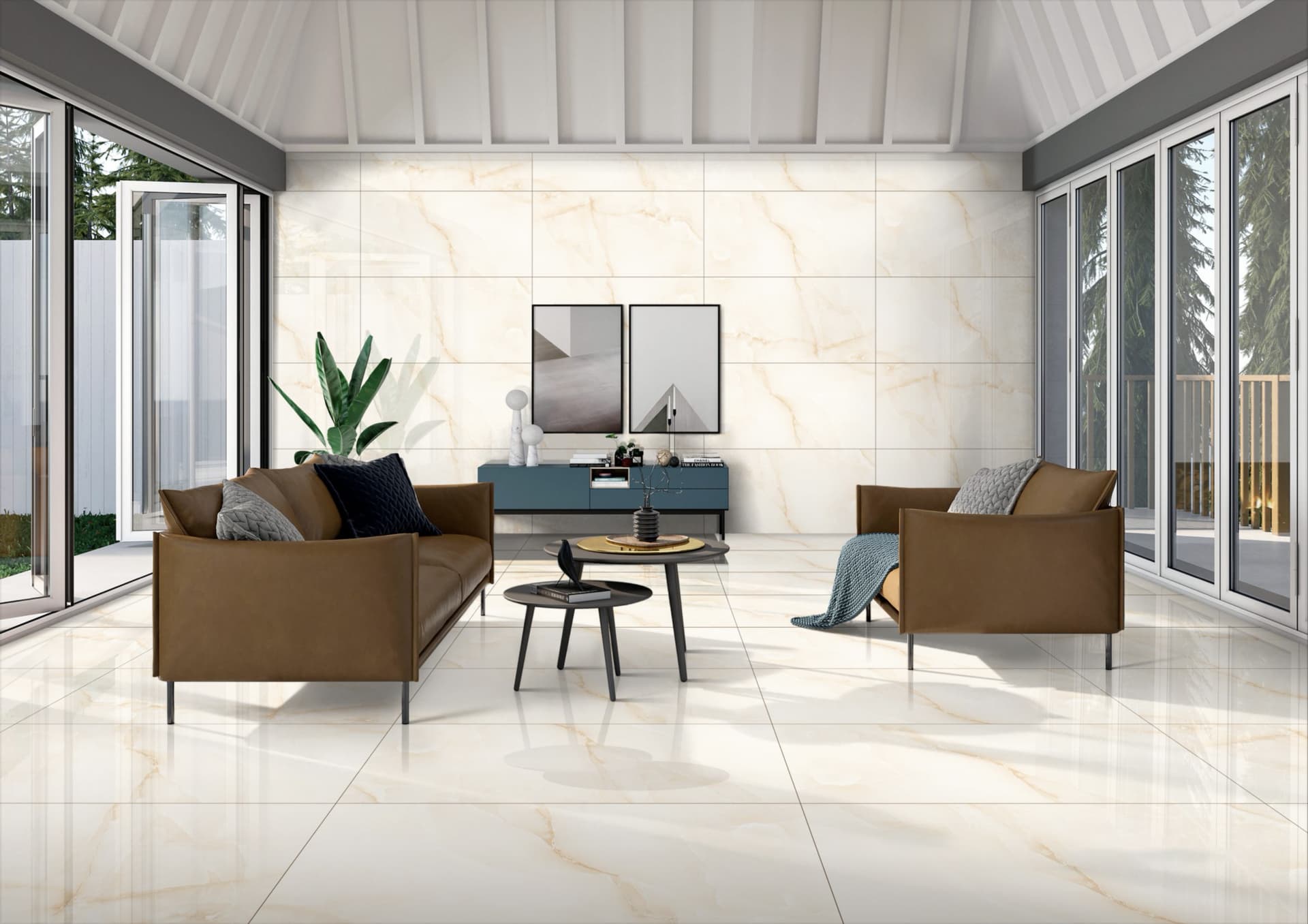 #4630 ARSENIA ONYX BEIGE GLOSSY 60X120