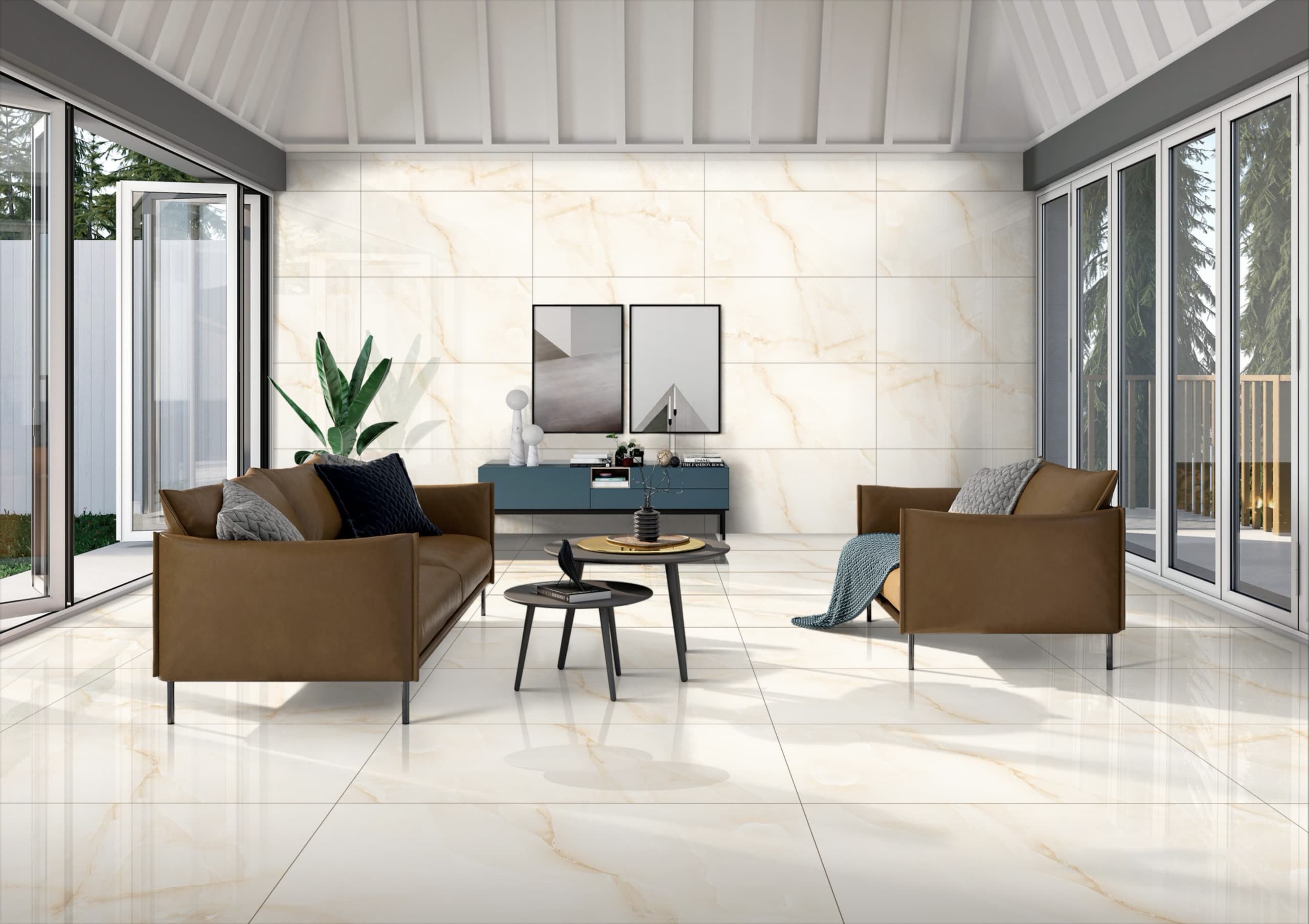 #4630 ARSENIA ONYX BEIGE GLOSSY 60X120