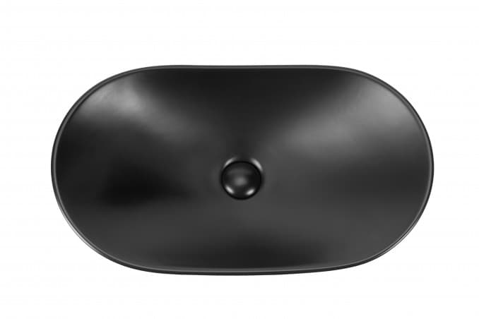 #7030CM Lavabo nadgradni MINOTTI 625x370x155 mat crni 2