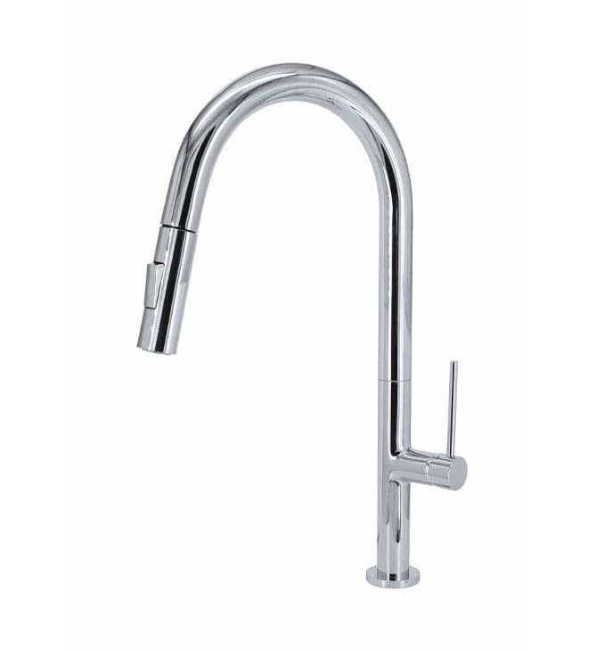 #C-01-201CR Jednoručna baterija za sudoperu COPEN SALT sa izvlačećim tušem 2F hrom 1