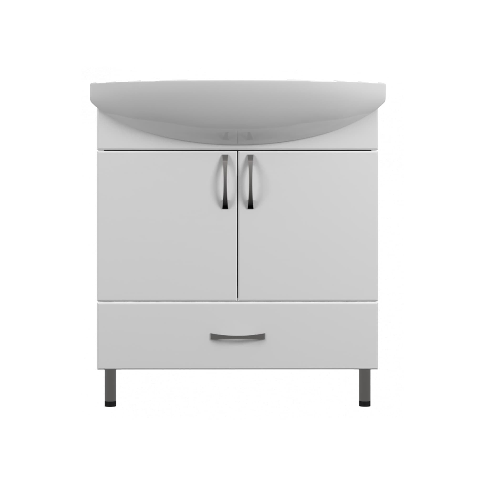 #0519 UNI Toaletni ormarić 75 sa lavaboom i soft close šarkama