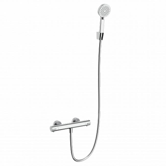 #C-01-502CR Termostatska baterija za tuš COPEN CoolTouch sa tuš setom hrom 1