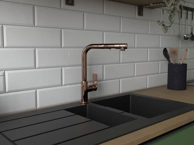 #C-01-109RG Baterija za sudoperu COPEN NOOK rose gold 3