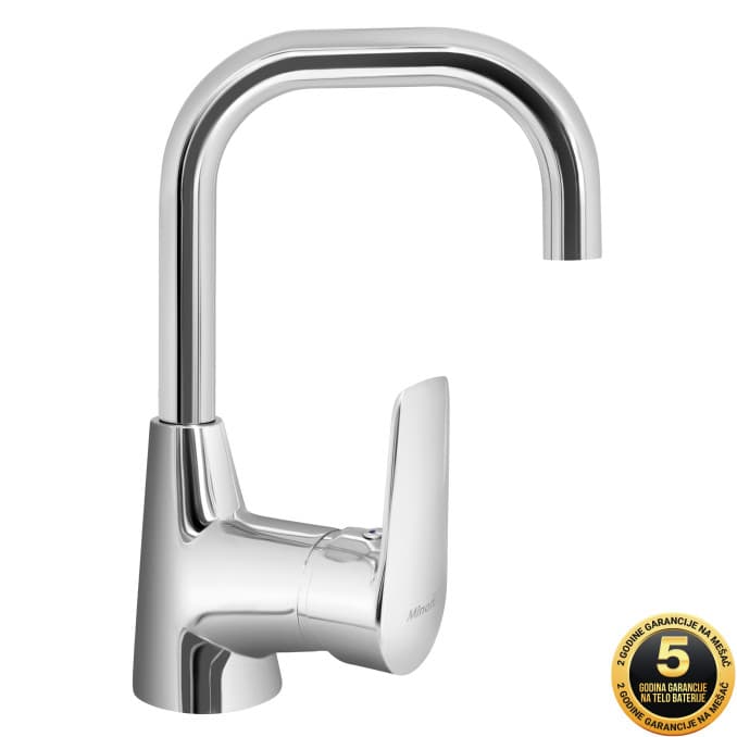 #4120 Baterija za lavabo MINOTTI PRIMA labud lula