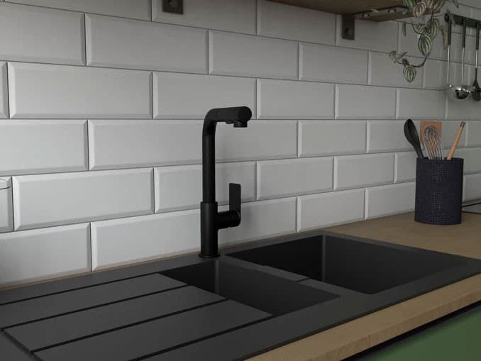 #C-01-109MB Baterija za sudoperu COPEN NOOK mat crna 2