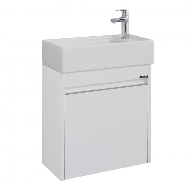 #MON0500W.BS Ormarić LINEART MOON 500 white sa lavaboom