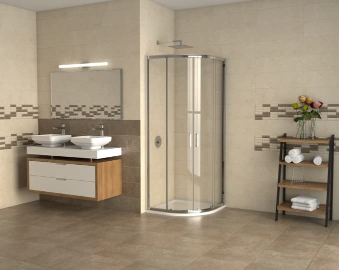 #C-02-4900 Tuš kabina COPEN ATLAS R90x195cm staklo 6mm providno 3