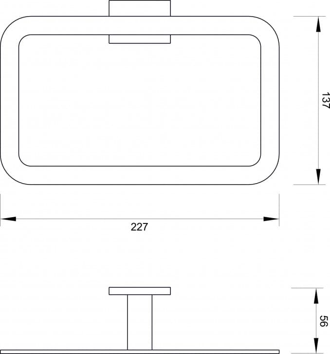 #20732 Držač peškira MINOTTI mali 2