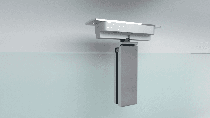 #C-02-6220 Stakleni paravan COPEN ABSOLUT 90x200cm staklo 6mm providno sa pivot vratima 4