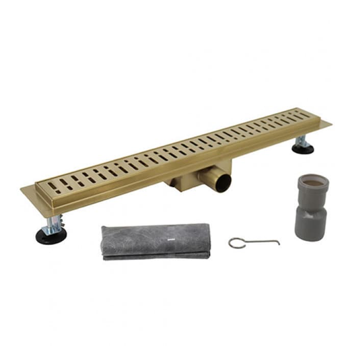 #PMW-700BG Tuš kanalica PROFIL M WAVE 700 gold 1