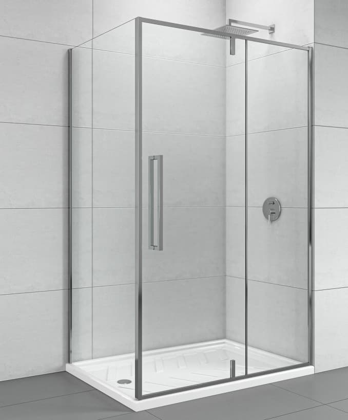 #C-02-6200 Stakleni paravan COPEN ABSOLUT 80x200cm staklo 6mm providno sa pivot vratima 2