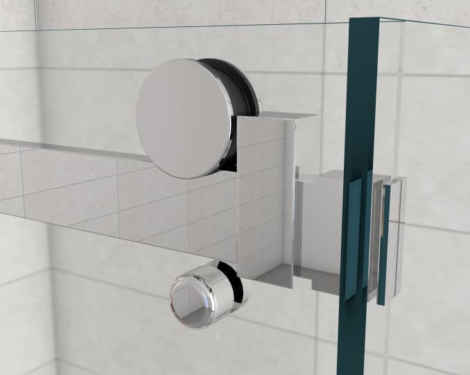 #C-02-7100L Tuš kabina COPEN NEPTUN 100x80cm staklo 8mm providno lijeva 5