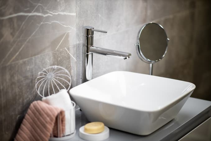 #6119 Baterija za lavabo MINOTTI TUBO visoka 5