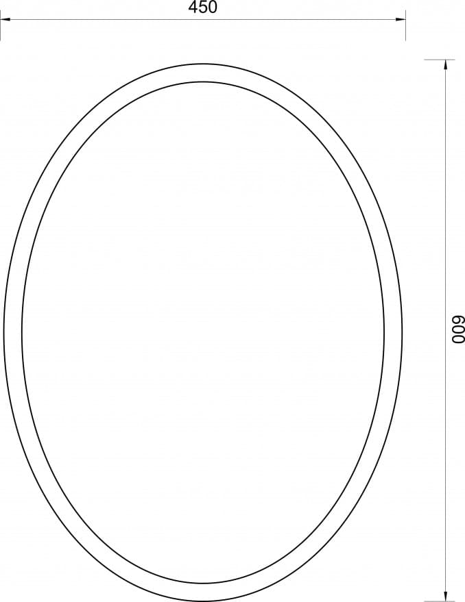 #1005 Ogledalo 1005 (60x45) 2