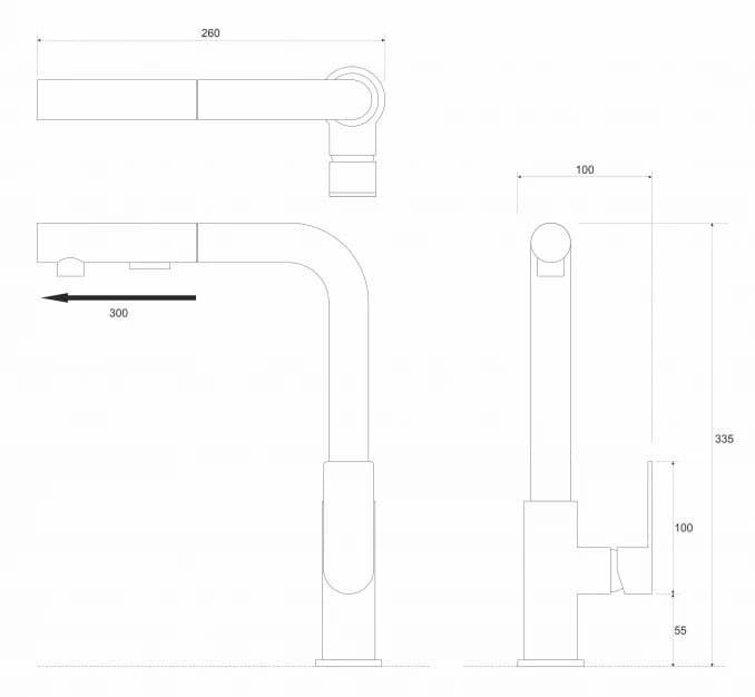 #C-01-109BTG Baterija za sudoperu COPEN NOOK brušeno zlato 2