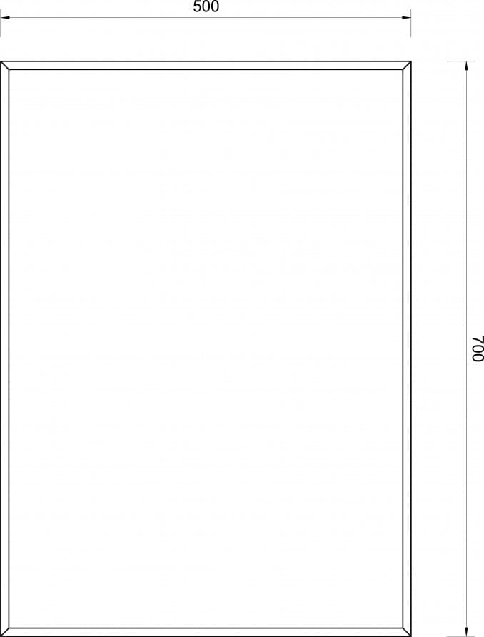 #1018 Ogledalo 50x70 2